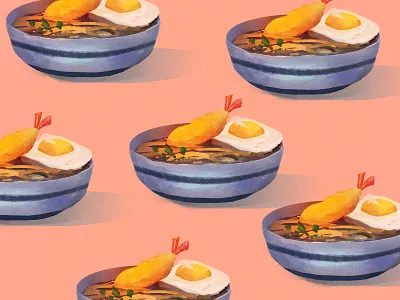 Noodle Ramen illustration