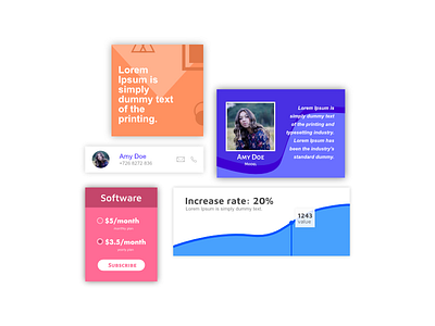Info cards design affinitydesigner card design cards dailyui dailyui044 dailyuichallenge info info cards madeinaffinity ui design
