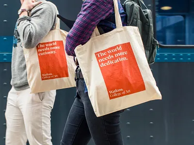 This joke is so bad… art school brand brand application brand identity identity swag totes watkins