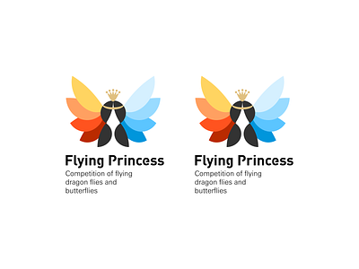 Flying Princess . иллюстрация логотип