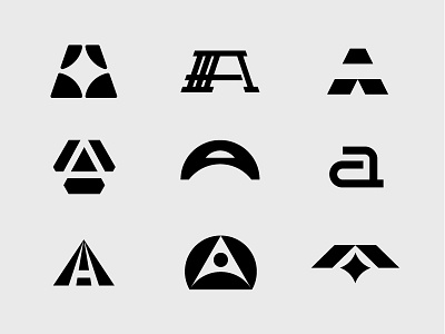 A exploation branding exploration icon identity logo logotype typography