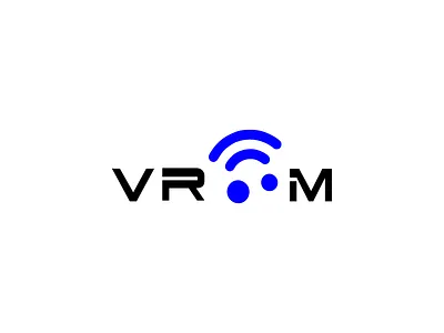 Vrooom Logo 50days 50logos challenge daily dailylogo dailylogochallenge day5 driverless car logo vrooom