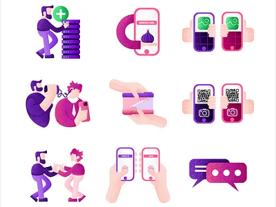 App Tutorial UX/UI Design & Illustration app design illustration tutorial ui ux