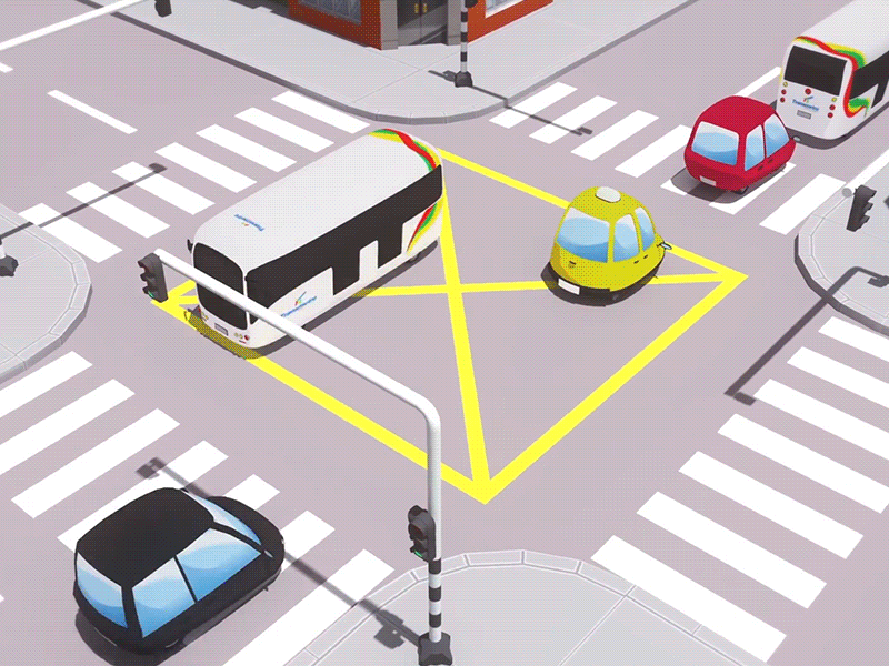 inteligencia vial 01 3d animation animation barranquilla cgi design infogragraphic maya traffic