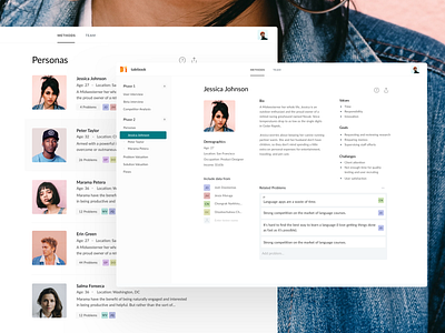 Talebook – Revamped Personas clean notepad persona personas process ui ux web