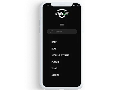 GYMZL Cup (2018) - Website version for phones design phone phone app responsive ui webdeisgn website
