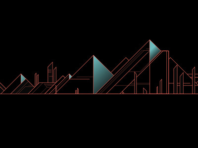 Vector City design future graphic design illustration motion graphics retro