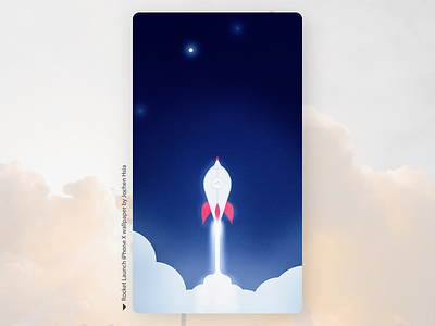 The Rocket branding design drawing flat illustration illustrator rocket simple vector