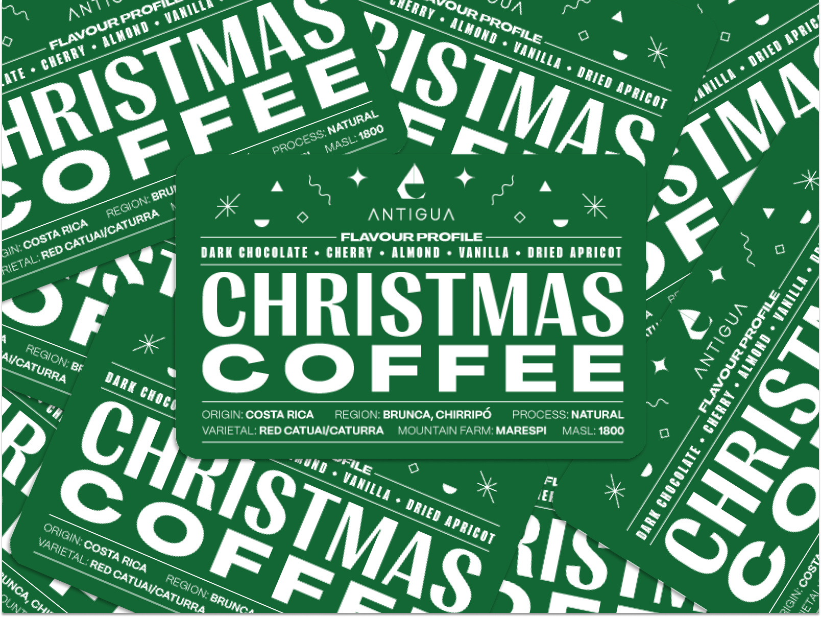 🎄🎁 Christmas Coffee branding cafe christmas coffee graphic design graphicdesign label tag