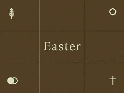 Easter Concept - 3 christ easter icon resurrection type