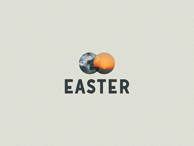 Easter Concept - 2 christ easter overlap resurrection type