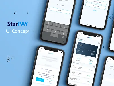 StarPAY UI Concept app branding clean cocept creative design farfalla farfalla hu flat icon idea ios logo minimal tools type typography ui ux vector