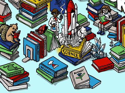 Storyworks Cover - crop1 activities art books children childrens digital drawing editorial education illustration magazine maze reading