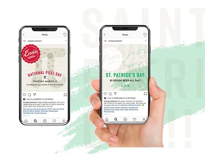 Social Media Collateral beer branding doodle graphic design grit identity illustration instagram iphone x linedesign logo marketing pizza social media vector