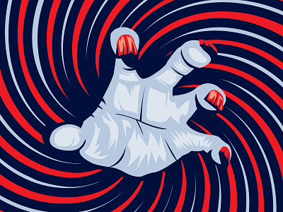 Zombie Hand Stickers hands illustration stickers undead walking dead zombies