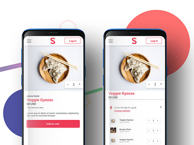 Food Delivery App Cart UI app design delivery app food app inspiration mobile design ui design