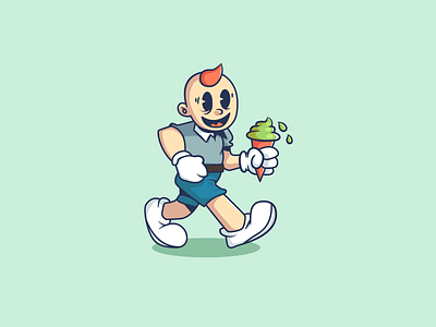 Ice cream design illustration