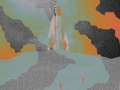 Dream Screen bitmap collage dream gradient surreal