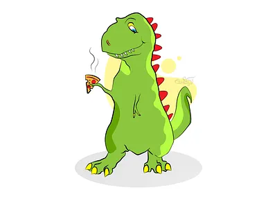 Dani & pizza animation app art brand character design flat graphic design identity illustration illustrator illutrate ios logo minimal mobile ui ux vector visual artist