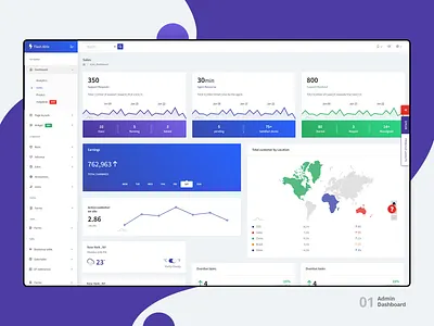 Sales : Flash Able Admin Dashboard 2018 trends admin dashboard admin panel admin template bootstrap 4 branding design sales ux