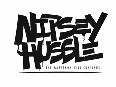 Rest In Peace Nipsey custom design designcuts designers dribbbler fonts graphics hussle lakers lettering lettering design letters logo design logo inspirations music industry nip nipsey nipsey hussle rapper tribute usa