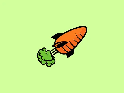 Rocket Organic Logo branding branding and identity design logo organic rocket vector