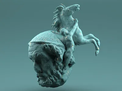 The colours of the greek tragedy 3d aesthetic after effects animation art cinema 4d clean color composition creative design history illustration motiongraphics photoshop sculpture zbrush