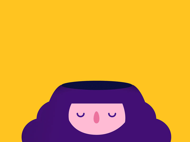 Innocence Thoughts animation art girl innocence motion graphics thoughts