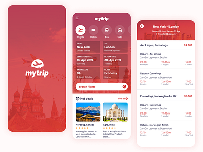 Travel App UI app ios travel travel agency ui