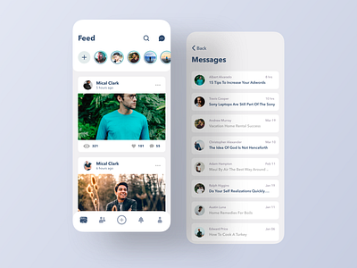 Social App agency card chat chat app clean app creative feed flight app map app message app network photo profile social social app social club social media app travel app uiuxdesign uiuxdesigner