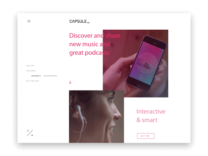 Capsule Case Study animation branding colorful concept illustration interface design motion typography ux web