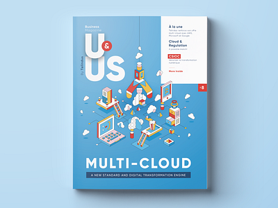 Cover Design branding composition creative studio design illustration isometric layout magazine typography vector