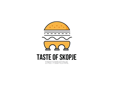 Taste of Sopje burger design festival icon logo skopje