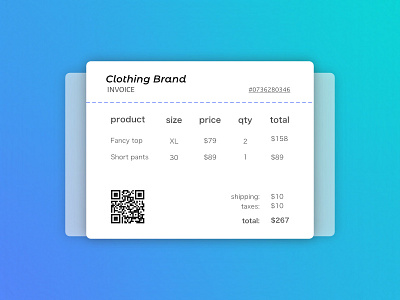Invoice design affinitydesigner appdesign daily 100 challenge dailyui dailyui046 dailyuichallenge design invoice invoice design invoice template madeinaffinity ui uidesign webdesign