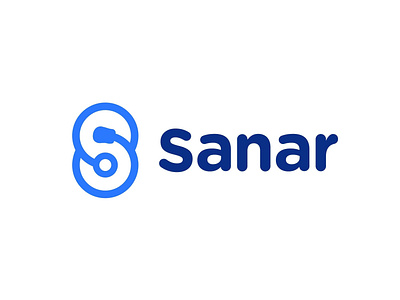 Sanar - Logo Design brand identity design design logo medical mobile app