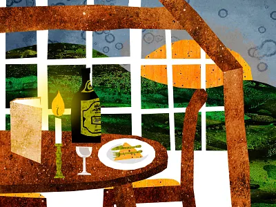 Eating Out bristol eating out food illustration illustration art meal restaurant