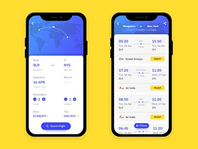 Flight Ticket Booking - UI #005 app booking clean design flight mobile ticket ui