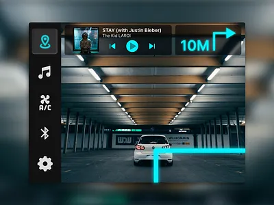 "Car Interface" - Daily034 #DailyUI 034 34 blue car car interface daily ui dailyui dailyui034 day34 design figma interface ui