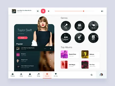 Music App app design app ui design apple application application design clean app design desktop app itunes minimal app design mp3 player music album music app music app ui music art music artist pakistan singers songs sound spotify