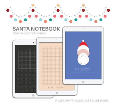 Christmas NoteBook 2023 branding character christmas daily planner design digital digital notebook digital sticker graphic design illustration logo monthly planner notebook planner print printable notebook santa vector weekly planer