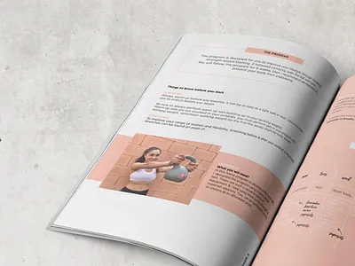 Move with Sammy Ebooks brochuredesign coral ebook fit fitness graphicdesign gym gymebook lifestyle magazine script stone training webdesign