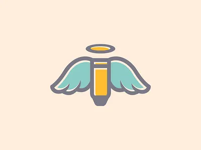 Epipens Angel angel combination creative design epipens logo logo a day mark symbol unique
