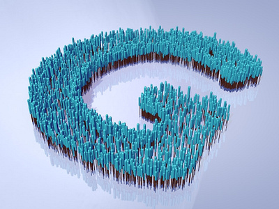 G for 36daysoftype 36daysoftype 3d design illustration render texture typography