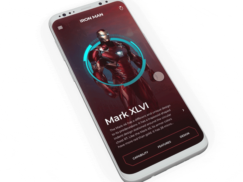 Super Heroes App Animation animation animation app app animation interaction mobile superheroes