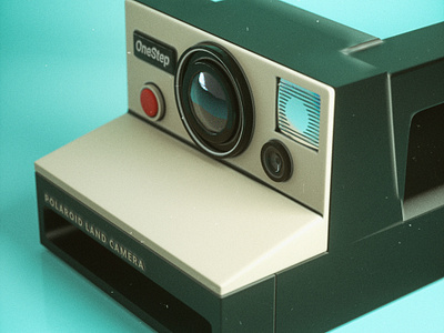 Polaroid Camera CGI 3d art camera cinema4d design film glass illustration industrial istanbul modelling octane polaroid retro