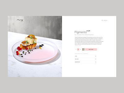 Nude Glass Detail #2 art direction clean clean app design detail page detail screen ecommerce glass product product card simple ux