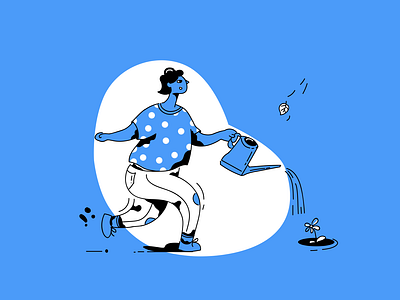 In daily life illistration ui 设计