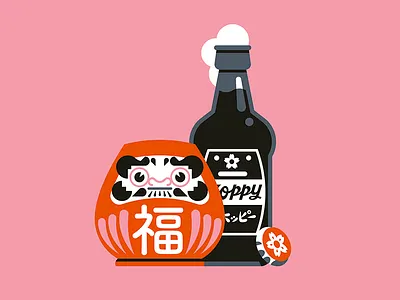 Happy Daruma beer daruma good luck goranfactory happy hoppy japan marco goran romano