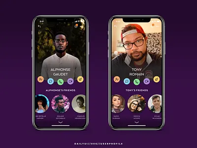 Daily UI // 006 // User Profile app app design daily ui daily ui 006 mobile profile social social media app ui user profile ux ux design