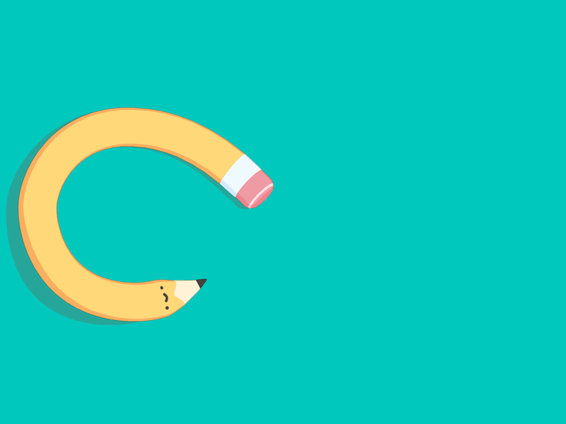 ✏✏✏ animation c4d cinema 4d kawaii pen pencil sketch and toon yellow